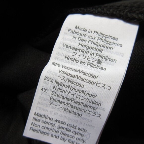 NWT J.Crew Slim Crop Cameron in Black Ponte Stretch Ankle Crop Pants 8 - Picture 4 of 5